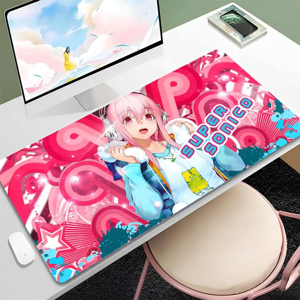 Коврик для мыши Super Sonico, большой игровой коврик для мыши с защитой по краям, утолщенный коврик для компьютерной клавиатуры, настольный коврик
Коврик для мыши Super Sonico, большой игровой коврик для мыши с защитой по краям, утолщенный коврик для компьютерной клавиатуры, настольный коврик