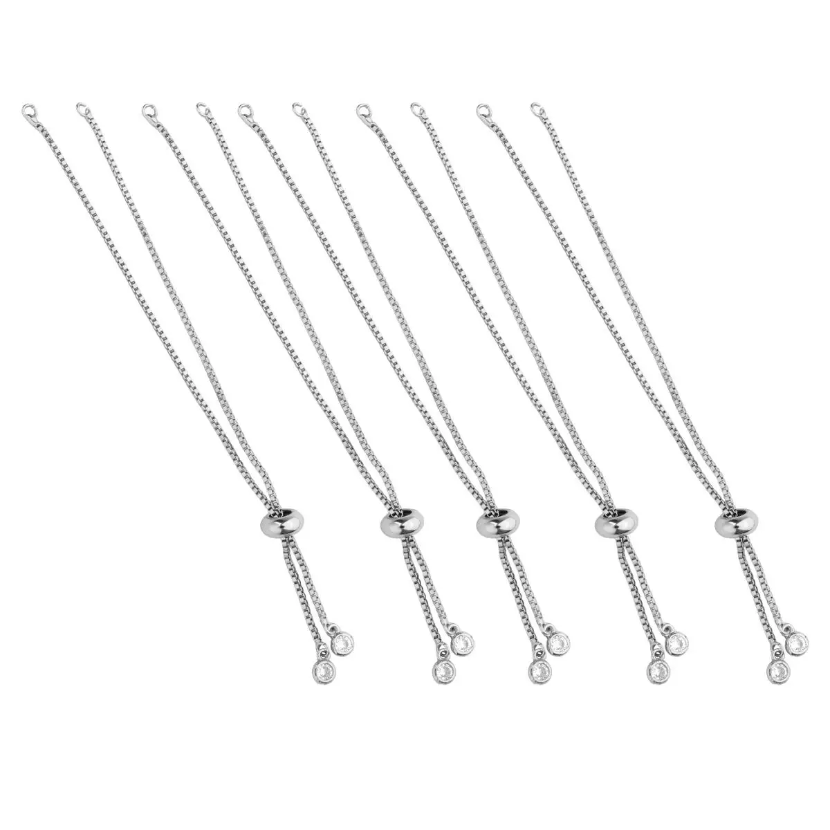 5Pcs Adjustable Bracelet Chain Semi Finished DIY Jewelry Making Kit for Women Bangles Accessories Chain Set
5Pcs Adjustable Bracelet Chain Semi Finished DIY Jewelry Making Kit for Women Bangles Accessories Chain Set