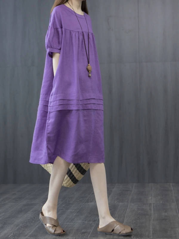 Summer Cotton Linen Midi Skirt Loose plus Size Women's Color Maxi Skirt Stylish Slimming Linen Dress Artistic Commute
Summer Cotton Linen Midi Skirt Loose plus Size Women's Color Maxi Skirt Stylish Slimming Linen Dress Artistic Commute