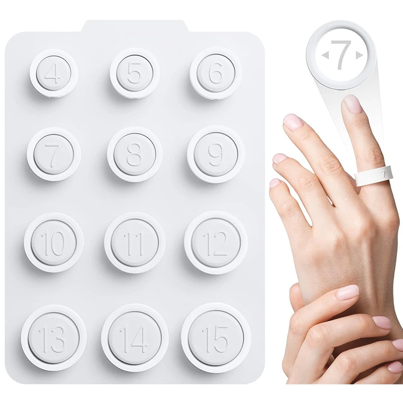 Ring 4 Sizing Kit Professional Finger Measuring Tool Smart Ring Measure Your Finger Size Before Buying a Ring Size 4 to 15
Ring 4 Sizing Kit Professional Finger Measuring Tool Smart Ring Measure Your Finger Size Before Buying a Ring Size 4 to 15