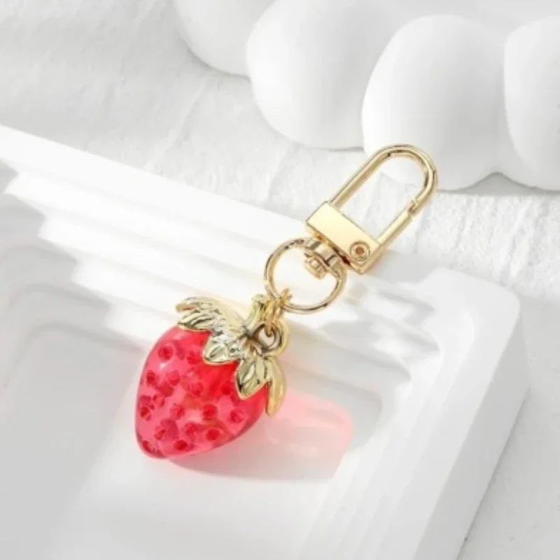 Strawberry Keychain, Cute Simplicity Keychain for Handbags Backpacks Purse, Key Chain Accessories Bag Charm
Strawberry Keychain, Cute Simplicity Keychain for Handbags Backpacks Purse, Key Chain Accessories Bag Charm