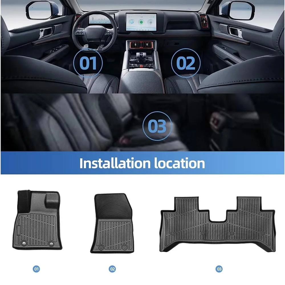 For BYD Shark 6 2025 2024 Floor Mats Trunk Mats, All Weather Waterproof Anti-Slip Front Rear Cargo Liner Mat Foot Pads
For BYD Shark 6 2025 2024 Floor Mats Trunk Mats, All Weather Waterproof Anti-Slip Front Rear Cargo Liner Mat Foot Pads