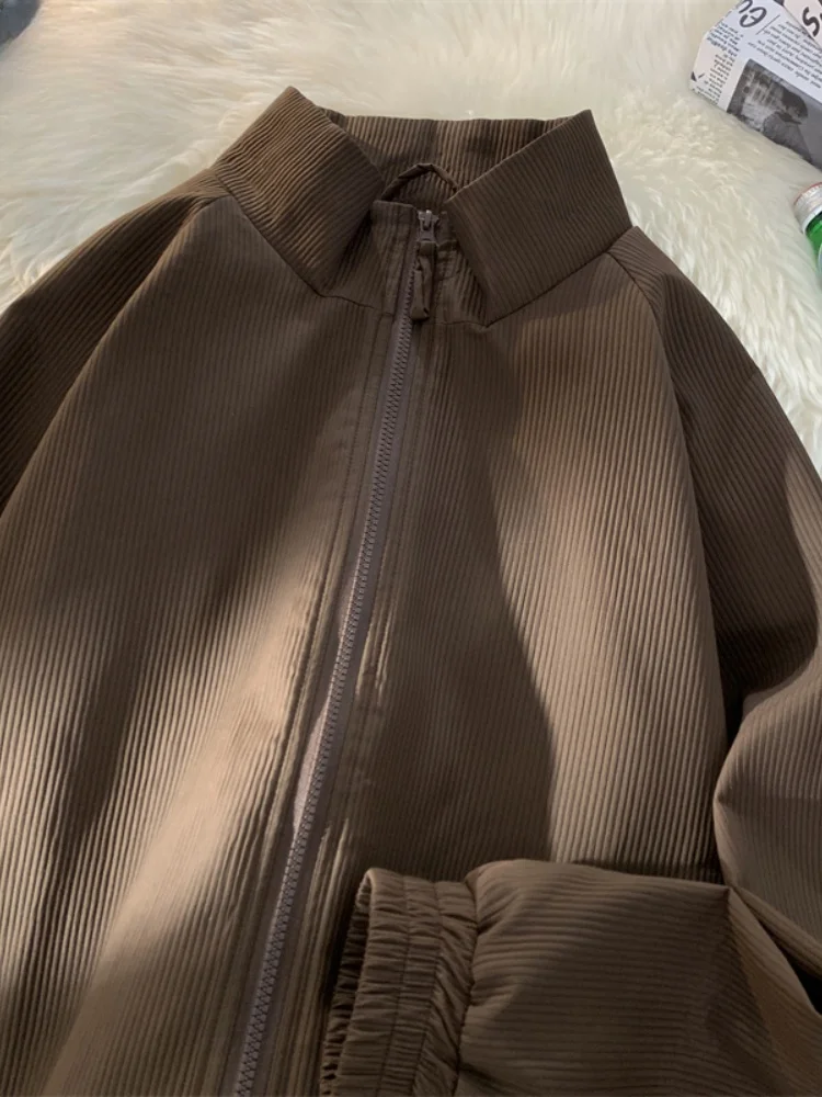 Retro American Sle Men's Jaet Loose Casual Youthful Faionable Spring Autumn Outerwear Resistant to Wrinkles Long Sve
Retro American Sle Men's Jaet Loose Casual Youthful Faionable Spring Autumn Outerwear Resistant to Wrinkles Long Sve