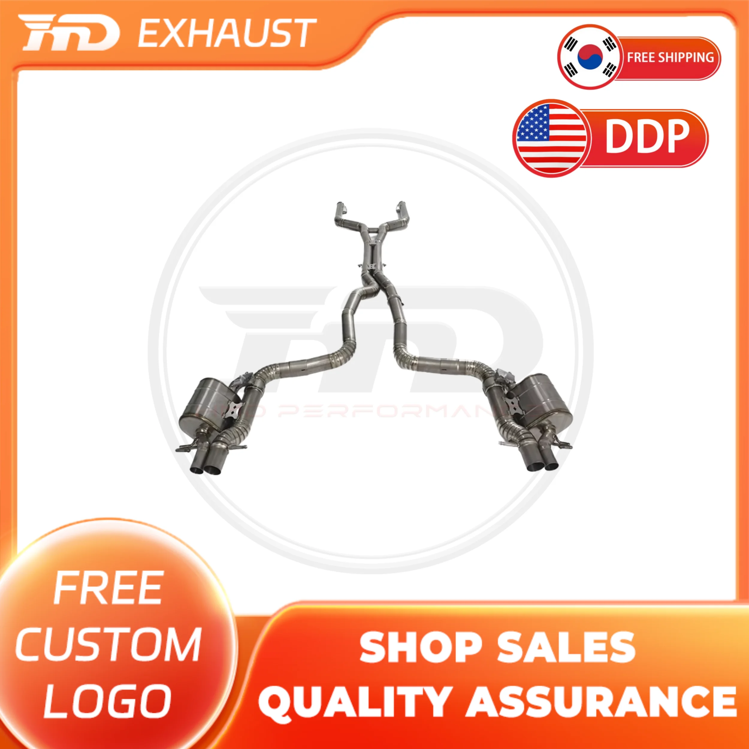 HMD Exclusive customization Titanium Exhaust System Performance exhaust Catback for Mercedes Benz AMG C63 W205 4.0T 2015+ 
HMD Exclusive customization Titanium Exhaust System Performance exhaust Catback for Mercedes Benz AMG C63 W205 4.0T 2015+