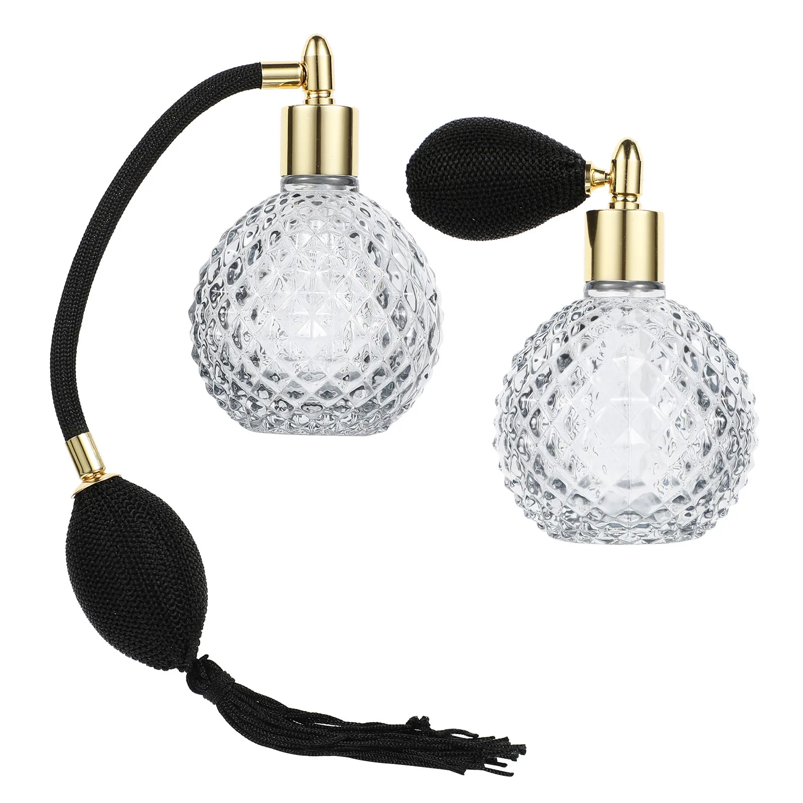 2Pcs 100Ml Crystal Glass Perfume Bottle Refillable Spray Atomizer Pineapple Print Decorative Container for Oil Lotion
2Pcs 100Ml Crystal Glass Perfume Bottle Refillable Spray Atomizer Pineapple Print Decorative Container for Oil Lotion