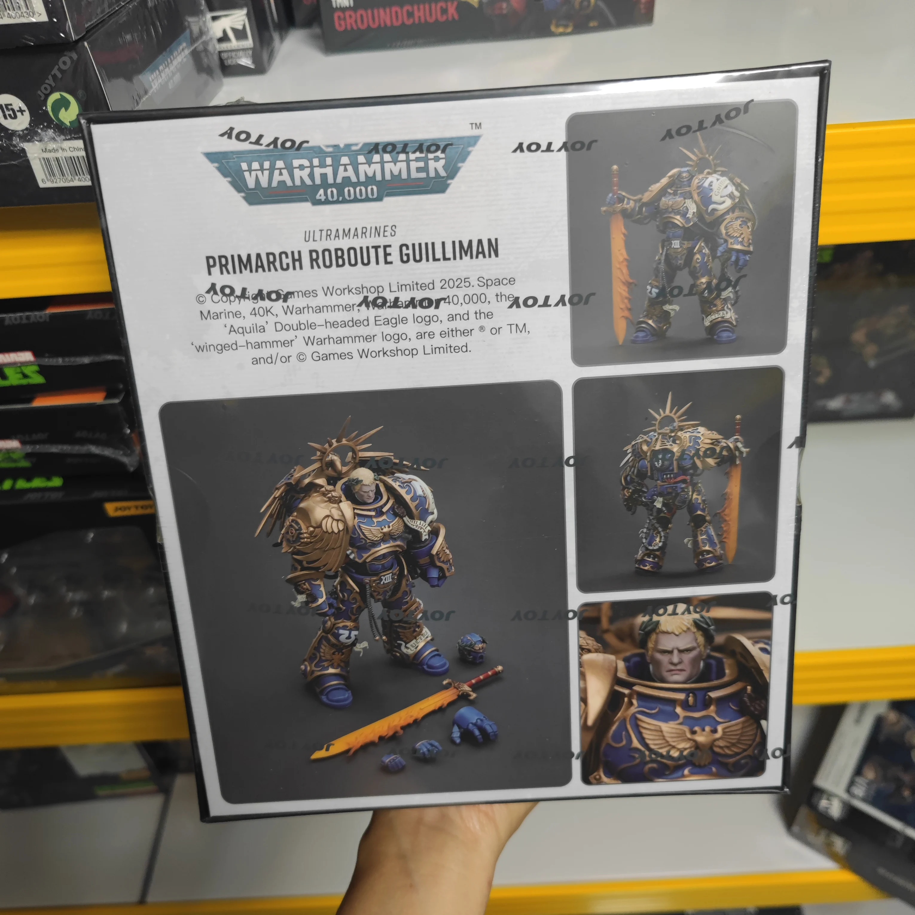 【24 hours delivery】JOYTOY Warhammer 40K 1/18 Action Figure Ultramarines Primary Roboute Guilliman Collection Toys
【24 hours delivery】JOYTOY Warhammer 40K 1/18 Action Figure Ultramarines Primary Roboute Guilliman Collection Toys