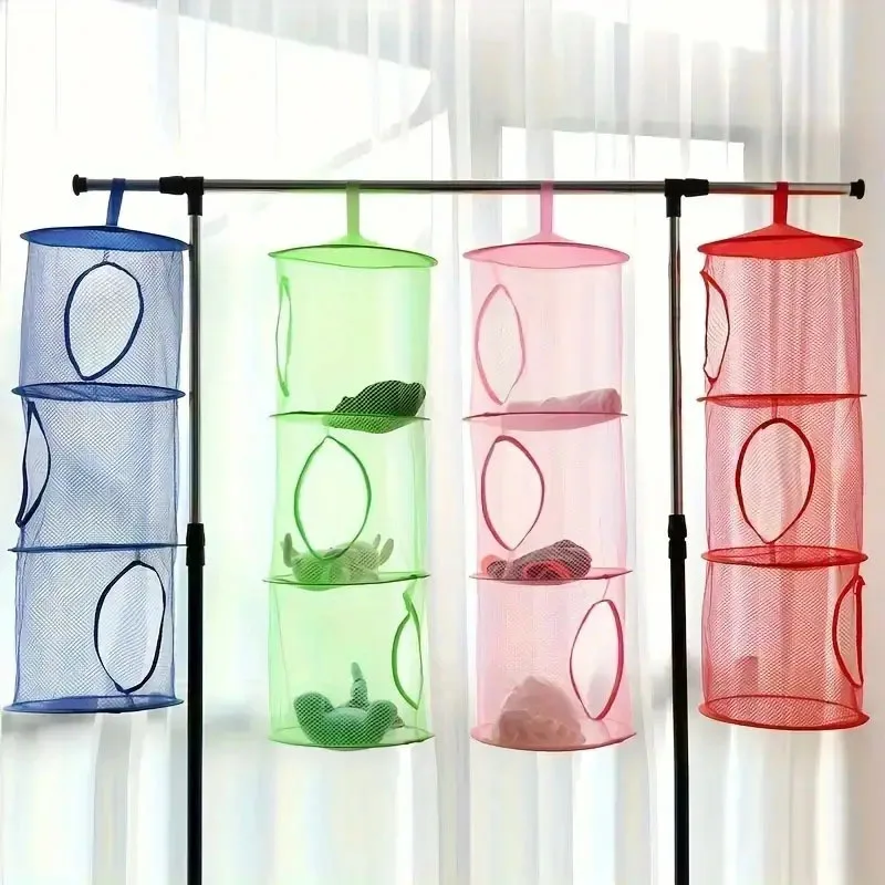 1pc mesh storage basket,collapsible 3-layer hanging storage bag,stuffed toys and small clothes hanging drying and storage mesh
1pc mesh storage basket,collapsible 3-layer hanging storage bag,stuffed toys and small clothes hanging drying and storage mesh