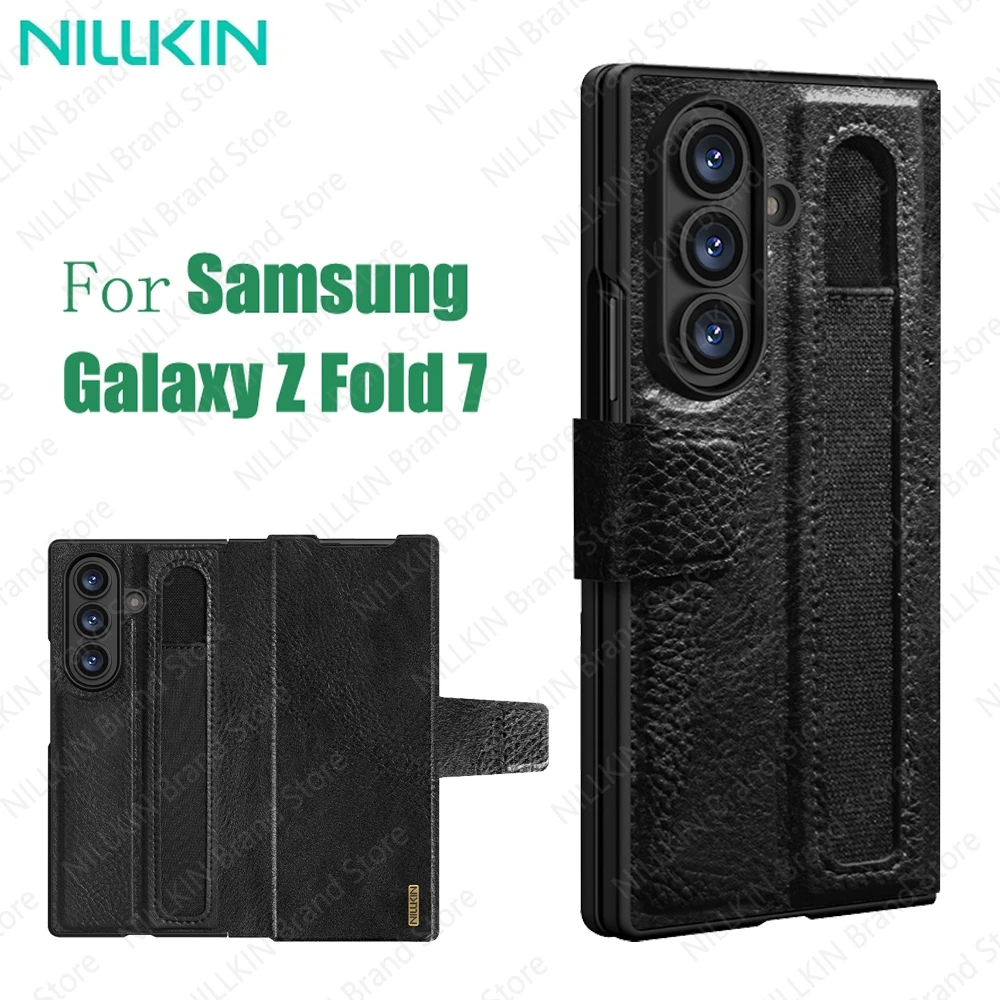 For Samsung Galaxy Z Fold 7 Flip Case Nillkin Aoge Vintage Leather Case Card Pocket Book Cover For Samsung Z Fold7 With Pen Slot
For Samsung Galaxy Z Fold 7 Flip Case Nillkin Aoge Vintage Leather Case Card Pocket Book Cover For Samsung Z Fold7 With Pen Slot