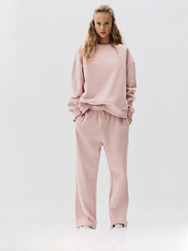 H&M Women's Fashionable American Style Sweatshirt Warm Soft Oversized Base Layer Shirt Cotton Polyester Blend Autumn 2025
H&M Women's Fashionable American Style Sweatshirt Warm Soft Oversized Base Layer Shirt Cotton Polyester Blend Autumn 2025