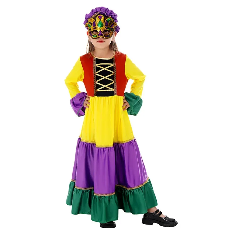 asdh8@Stage Performance Masquerade Costume Disguise Gilrs Carnival Cosplay Fantasy Mask Dress Child Clothing Kids Outfit 3 to 14
asdh8@Stage Performance Masquerade Costume Disguise Gilrs Carnival Cosplay Fantasy Mask Dress Child Clothing Kids Outfit 3 to 14