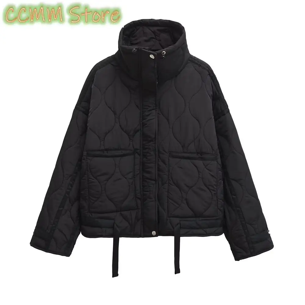 Winter New Women's Commuter Loose and Simple Stand up Collar Pocket Decoration Thin Cotton Jacket
Winter New Women's Commuter Loose and Simple Stand up Collar Pocket Decoration Thin Cotton Jacket
