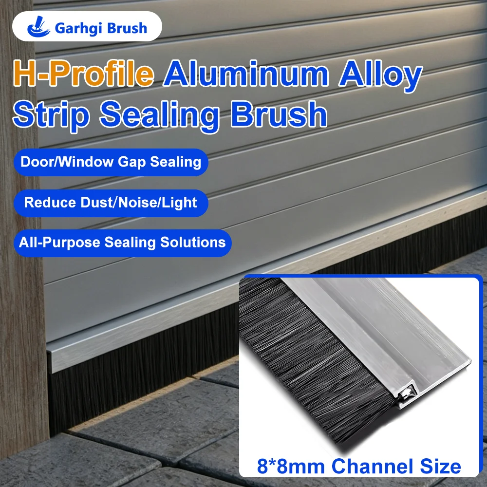 H-Type Strip Sealing Brush 8X8mm Industrial Door Window Sweep Weather Barn Dock CNC Machine Enclosure Dust Noise Insect Proof
H-Type Strip Sealing Brush 8X8mm Industrial Door Window Sweep Weather Barn Dock CNC Machine Enclosure Dust Noise Insect Proof