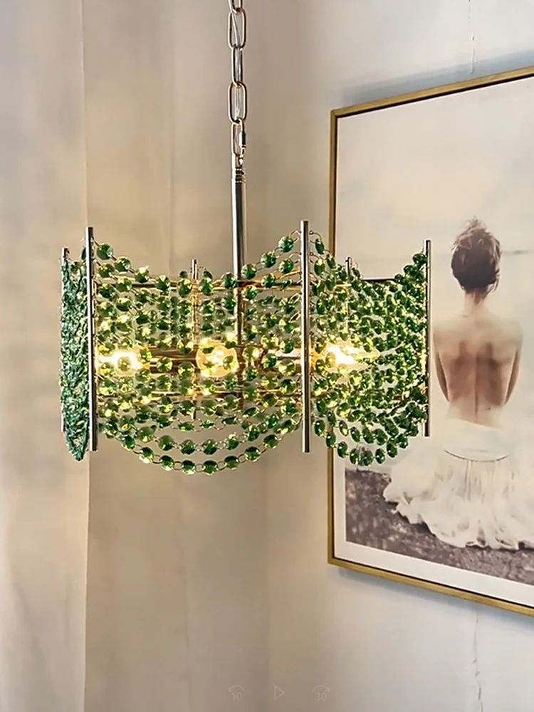 Luxury Lamp Villa Emerald Green Vintage Crystal Ceiling Deco Idea Living Room Led Chandeliers Restaurant Lustre Hanging Light
Luxury Lamp Villa Emerald Green Vintage Crystal Ceiling Deco Idea Living Room Led Chandeliers Restaurant Lustre Hanging Light