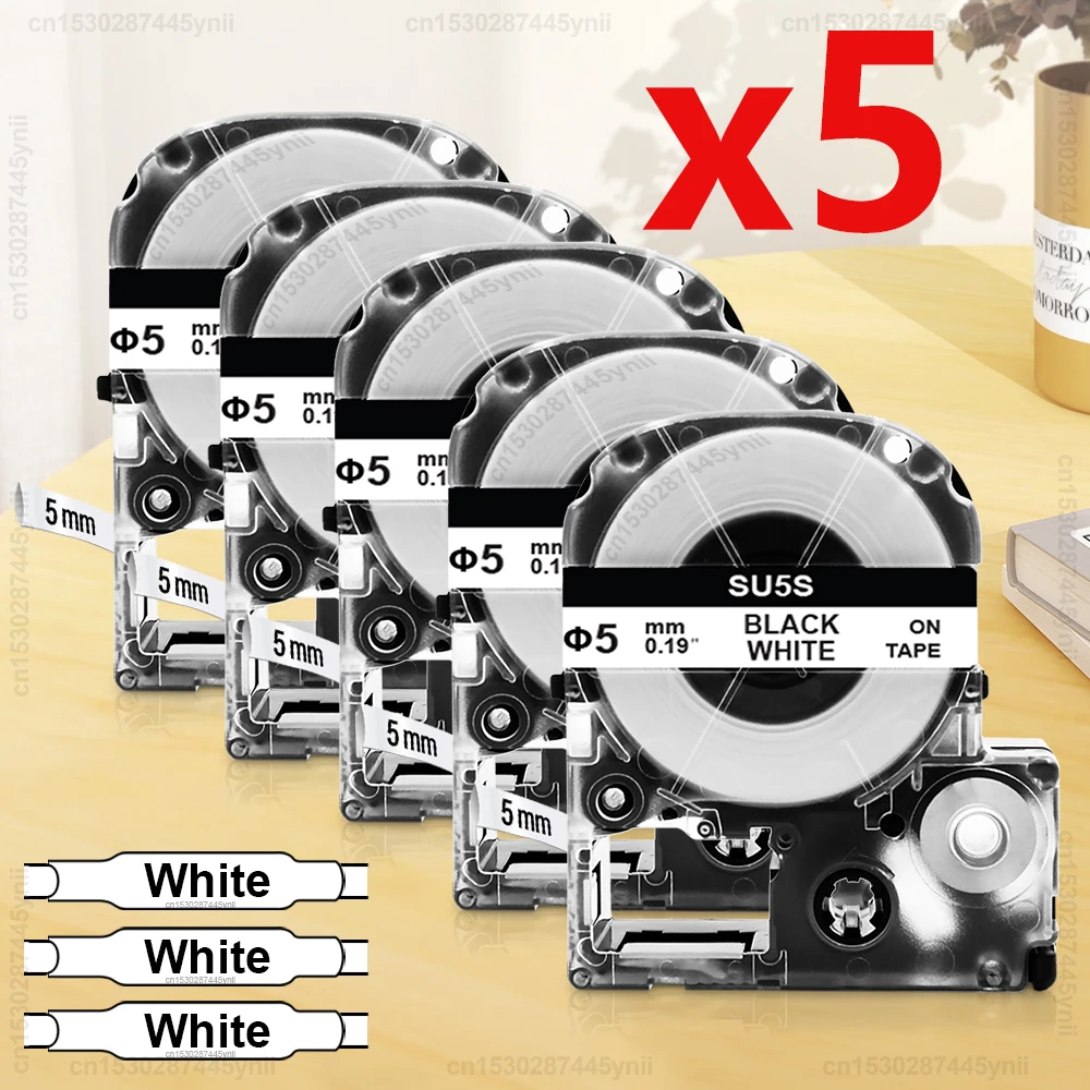 Лента 3/5PK 3,5/5/11 мм SU5S SU5Y, совместимая термоусадочная трубка Epson SU3W SU3Y SU11S SU11Y для принтера этикеток Epson LW-300 LW400 500
Лента 3/5PK 3,5/5/11 мм SU5S SU5Y, совместимая термоусадочная трубка Epson SU3W SU3Y SU11S SU11Y для принтера этикеток Epson LW-300 LW400 500