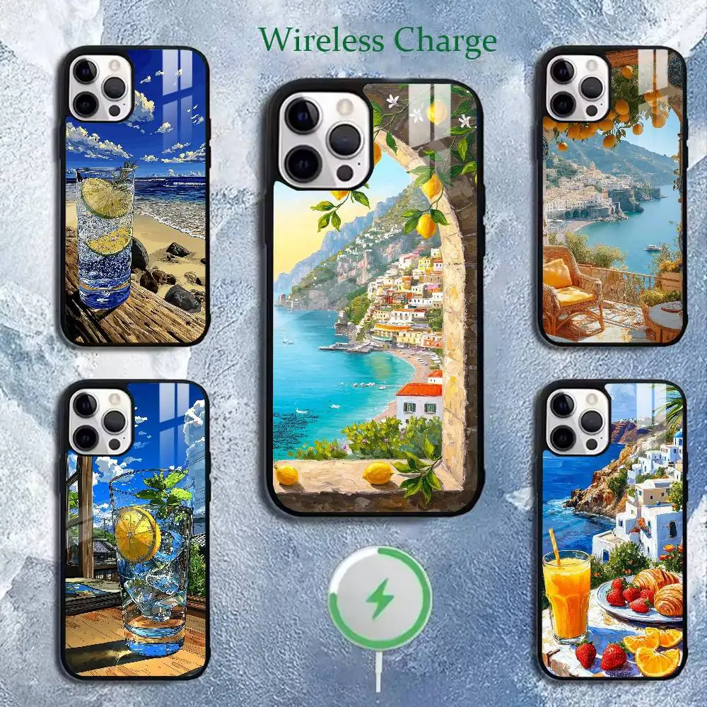Italian Amalfi coast Lemon Phone Case For iPhone 17,16,15,14,13,12,11Plus,Pro,Max for Magnetic Wireless Charging
Italian Amalfi coast Lemon Phone Case For iPhone 17,16,15,14,13,12,11Plus,Pro,Max for Magnetic Wireless Charging