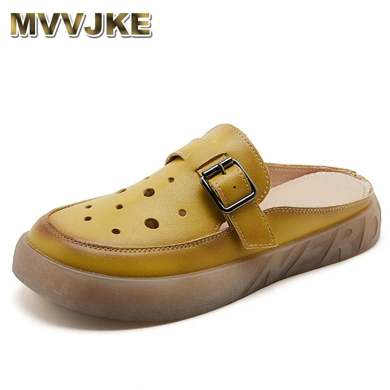 2025 Sandals Women Wear Flat Bottom Summer New First Layer Cowhide Work Shoes Roman Platform Semi-drag Sandals
2025 Sandals Women Wear Flat Bottom Summer New First Layer Cowhide Work Shoes Roman Platform Semi-drag Sandals