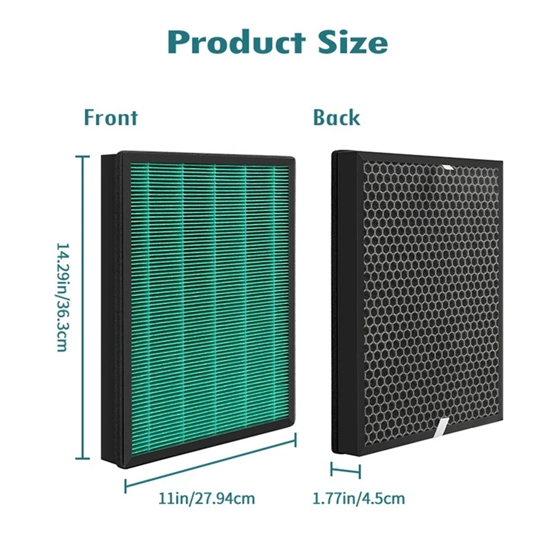 Filter for 400/400S AP-2015 Air Purifier True HEPA and Active Carbon Filter 【A73 AcePro】
Filter for 400/400S AP-2015 Air Purifier True HEPA and Active Carbon Filter 【A73 AcePro】