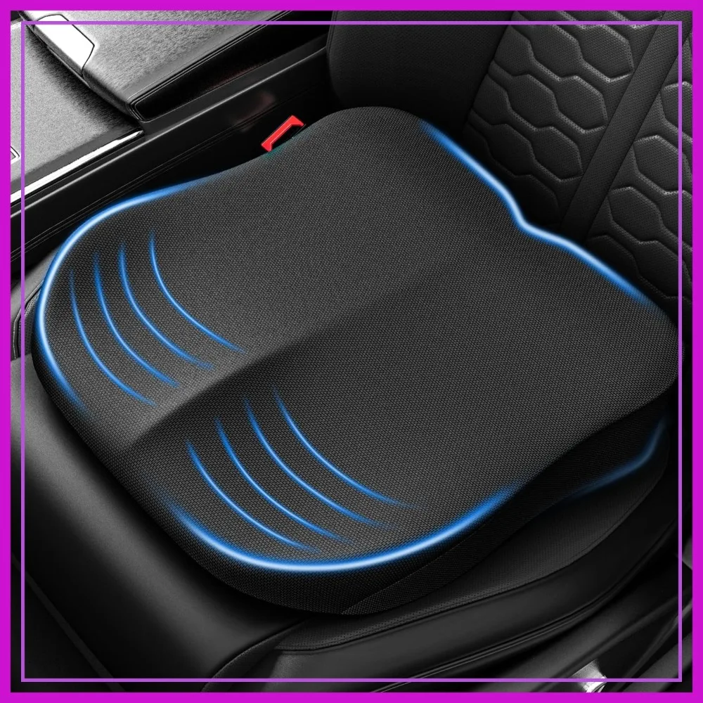 Memory Foam Car Seat Cushion for Driving, Lower Back & Tailbone Pain Relief, Automotive Cushion for Trucks, Sedans
Memory Foam Car Seat Cushion for Driving, Lower Back & Tailbone Pain Relief, Automotive Cushion for Trucks, Sedans