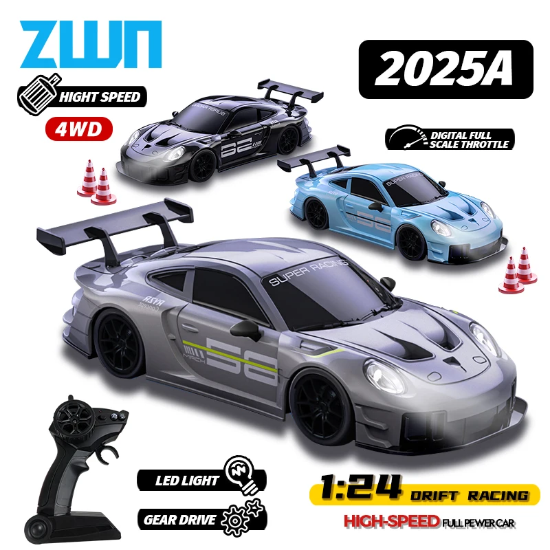 1:24 RC Car 2.4G High Speed Drift 4WD Remote Control Car With Led Light 4x4 Radio Controlled Racing Model Toy For Kid Best Gift
1:24 RC Car 2.4G High Speed Drift 4WD Remote Control Car With Led Light 4x4 Radio Controlled Racing Model Toy For Kid Best Gift