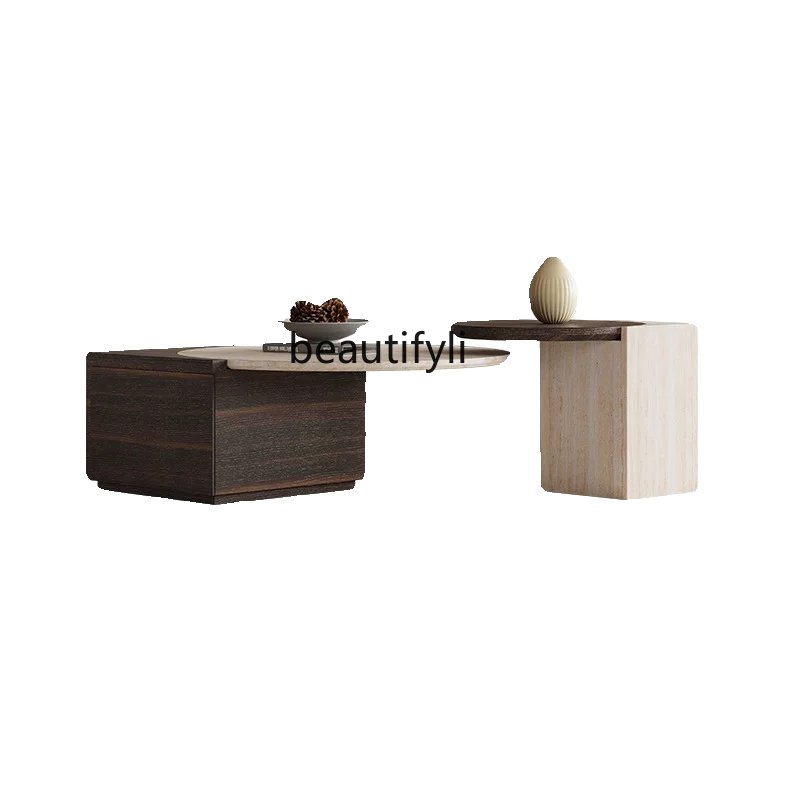 Light luxury round coffee table, Italian simple modern large apartment living room art designer cave stone tea table
Light luxury round coffee table, Italian simple modern large apartment living room art designer cave stone tea table
