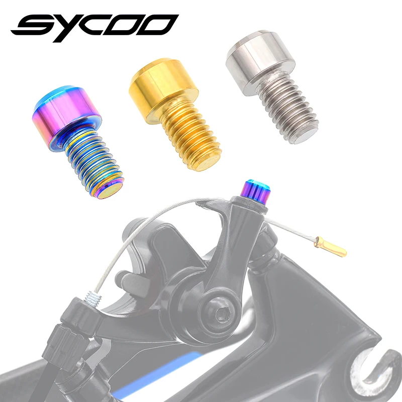 Titanium Cable Clamp Bolts M5x9/M6x10 CNC TC4 - PVD Coated Bike Screws Brake/Shift Cable Fixing 2pcs 3 Colors
Titanium Cable Clamp Bolts M5x9/M6x10 CNC TC4 - PVD Coated Bike Screws Brake/Shift Cable Fixing 2pcs 3 Colors