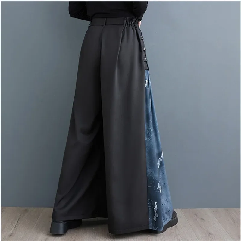 2024 Summer Vintage High Waist Print Wide Leg Pants Women Clothes Fashion New Patchwork Loose Trousers Pantalones De Mujer
2024 Summer Vintage High Waist Print Wide Leg Pants Women Clothes Fashion New Patchwork Loose Trousers Pantalones De Mujer
