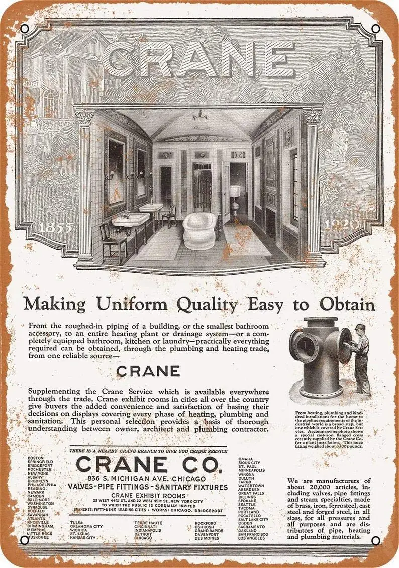 SLALL 1925 Crane Fixtures Installation Service Retro Street Sign Household Metal Tin Sign Bar Cafe Car Motorcycle Garage Decorat
SLALL 1925 Crane Fixtures Installation Service Retro Street Sign Household Metal Tin Sign Bar Cafe Car Motorcycle Garage Decorat