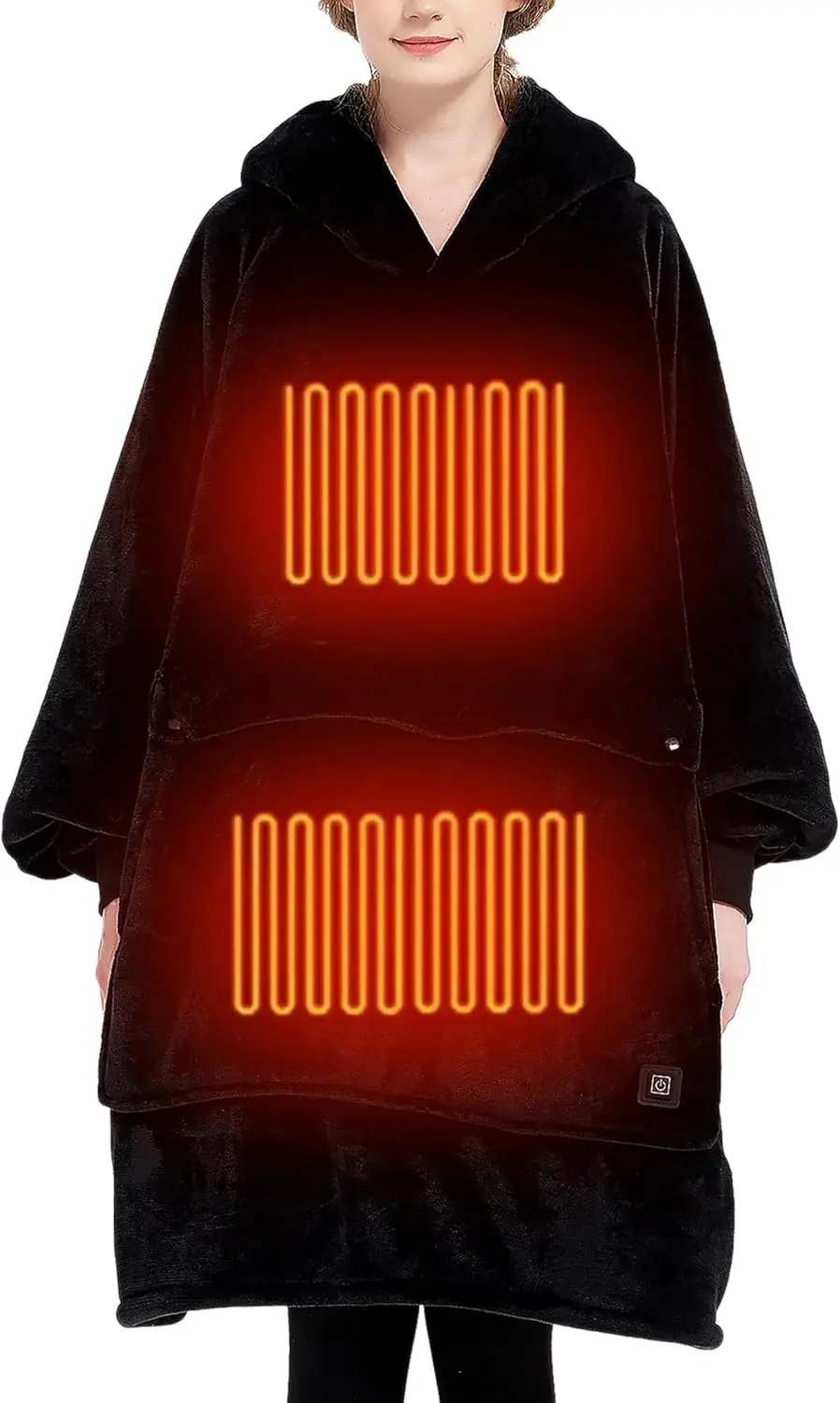 Heated Electric Wearable Blanket Throw Battery Operated Portable USB Cordless Outdoor Hoodie Sweatshirt
Heated Electric Wearable Blanket Throw Battery Operated Portable USB Cordless Outdoor Hoodie Sweatshirt