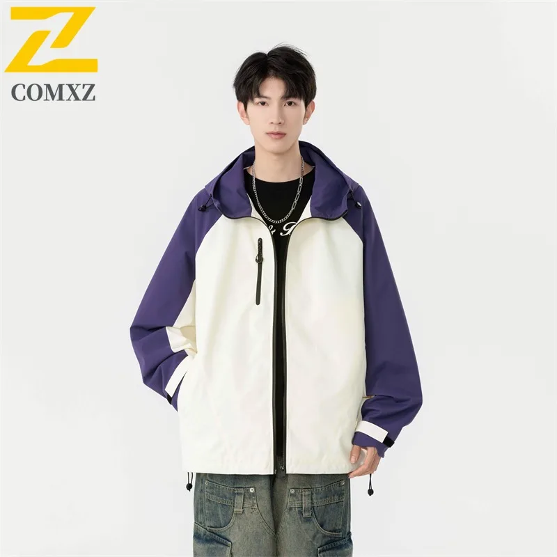 COMXZ 2025 Men Women Unisex Workwear Hooded Jacket Spring Autumn Solid Color American Style Flight Comfortable Coat
COMXZ 2025 Men Women Unisex Workwear Hooded Jacket Spring Autumn Solid Color American Style Flight Comfortable Coat