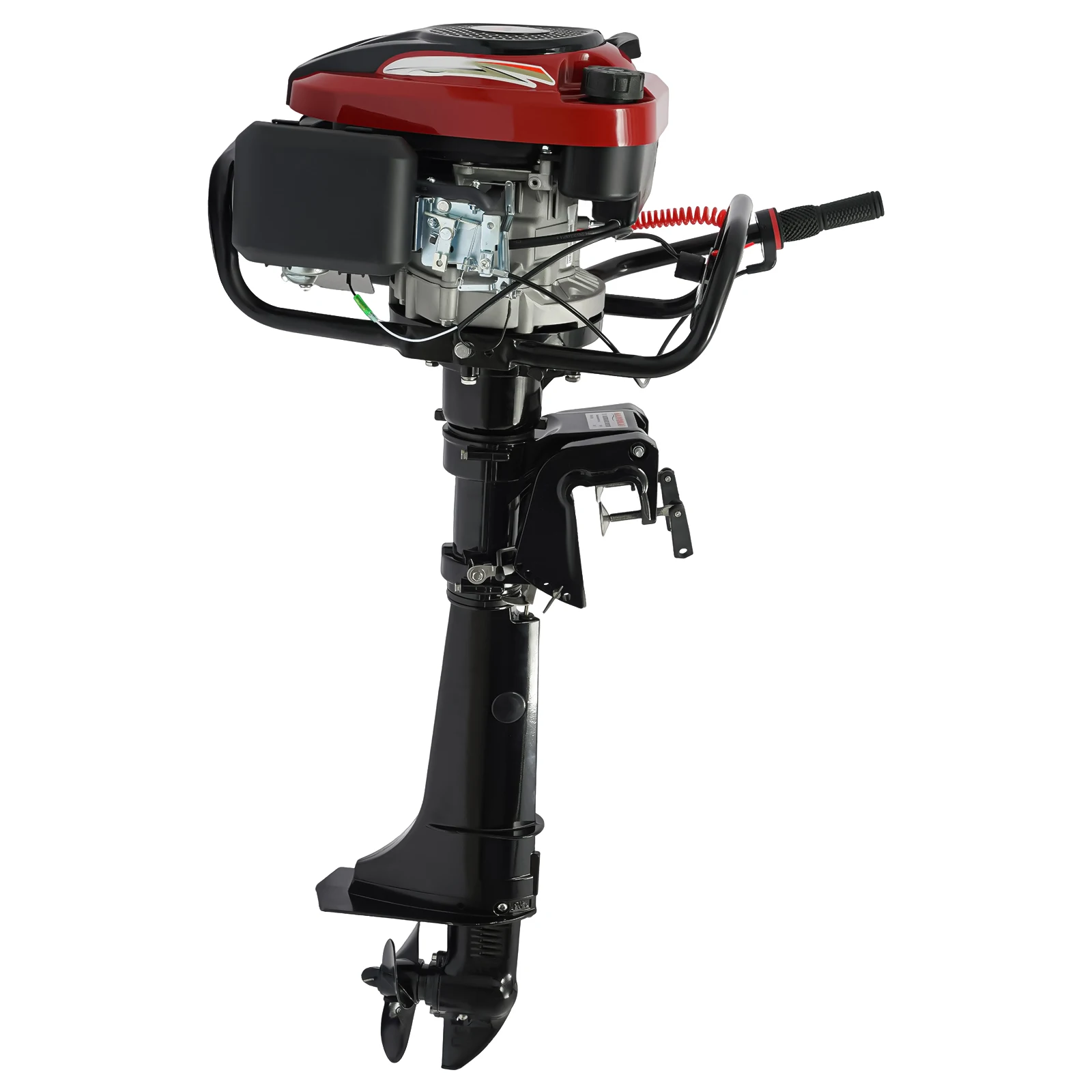 7HP 4 Stroke Outboard Motor 196CC 5.1KW Heavy Duty Inflatable Fishing Boat Engine with TCI Air Cooling System Long Shaft 6000RPM
7HP 4 Stroke Outboard Motor 196CC 5.1KW Heavy Duty Inflatable Fishing Boat Engine with TCI Air Cooling System Long Shaft 6000RPM