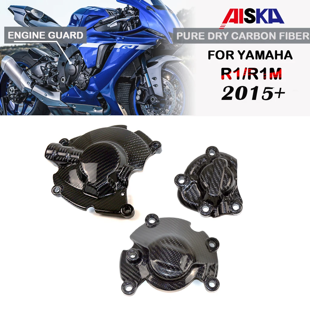 Motorcycle Accessories Engine Guard Clutch Cover Fairing Kit 3K Pure Dry Carbon Fiber For YAMAHA YZF-R1 R1M 2015-2023 2022 2024
Motorcycle Accessories Engine Guard Clutch Cover Fairing Kit 3K Pure Dry Carbon Fiber For YAMAHA YZF-R1 R1M 2015-2023 2022 2024