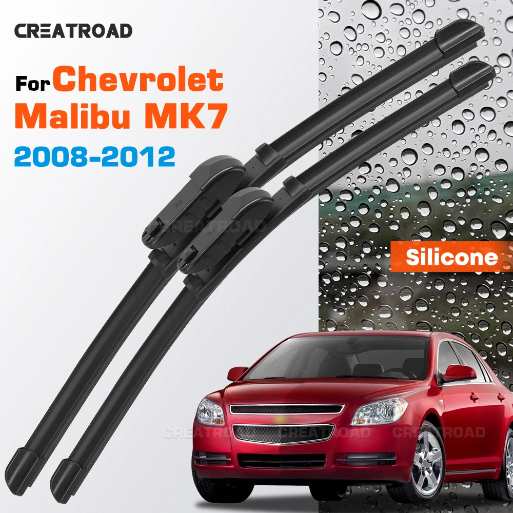 Silicone Wiper Blades Fit For Chevrolet Malibu MK7 2008-2012 Coated Silent HD Wear-Resistant Car Windshield Wipers 24"+21"
Silicone Wiper Blades Fit For Chevrolet Malibu MK7 2008-2012 Coated Silent HD Wear-Resistant Car Windshield Wipers 24"+21"