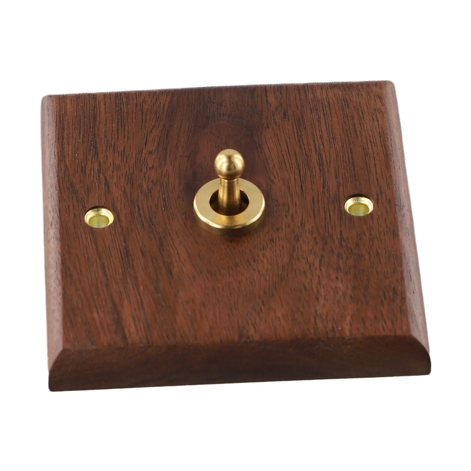 Artisan Crafted Light Switch Protection Brass Lever Easy Installation Non-conductive Mechanism Premium Black Walnut Wood
Artisan Crafted Light Switch Protection Brass Lever Easy Installation Non-conductive Mechanism Premium Black Walnut Wood