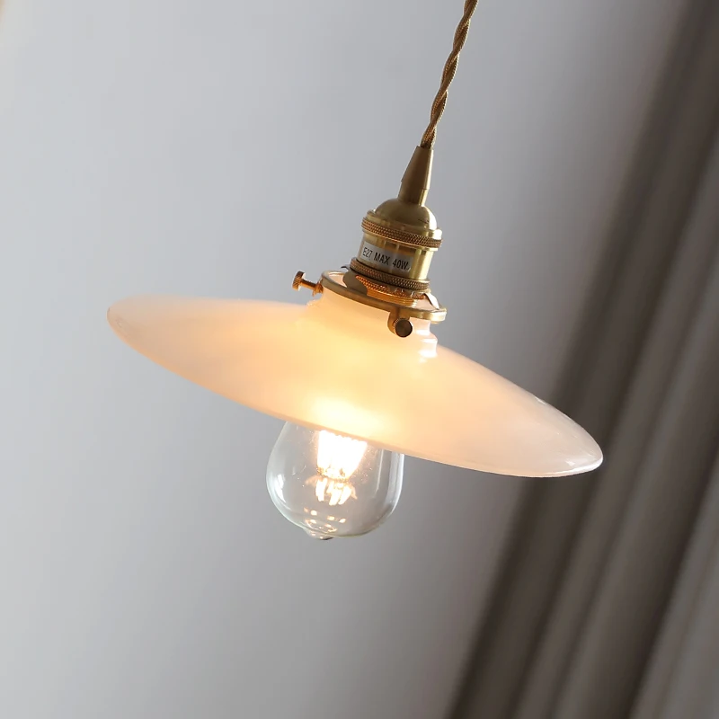 IWHD Copper White Glass Pendant Lights Kitchen Restaurant Home Indoor Industrial Vintage Decor LED Hanging Lamp Lampu Gantung
IWHD Copper White Glass Pendant Lights Kitchen Restaurant Home Indoor Industrial Vintage Decor LED Hanging Lamp Lampu Gantung