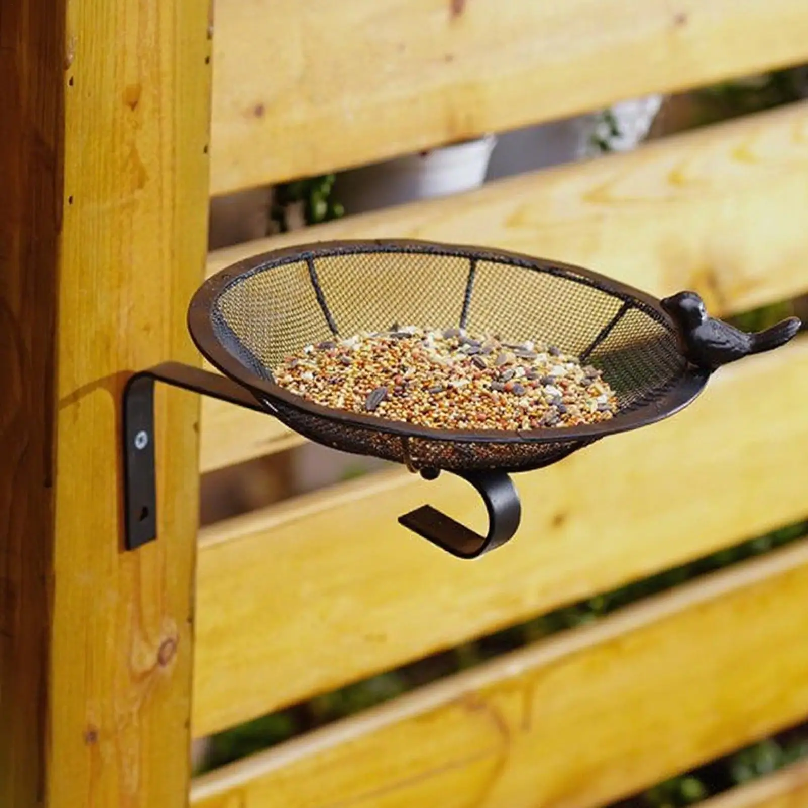 Wild Bird Feeders Bird Feeding Station For Outdoors Animals Dining Weatherproof Heavy Duty Metal Mesh For Yard Balcony Railing
Wild Bird Feeders Bird Feeding Station For Outdoors Animals Dining Weatherproof Heavy Duty Metal Mesh For Yard Balcony Railing