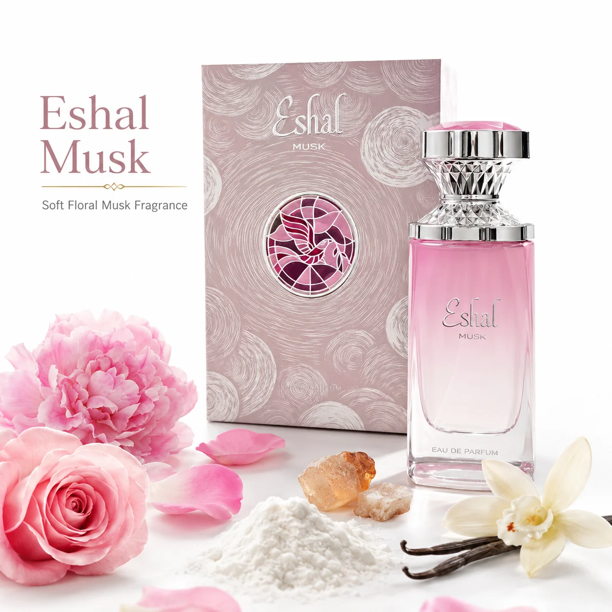 Eshal Musk Women's Perfume Spray Long Lasting Eau De Parfum Pink Bottle Floral Musk Sweet Fragrance for Ladies Luxury Arabian Scent Daily Wear Dating Party Gift for Her
Eshal Musk Women's Perfume Spray Long Lasting Eau De Parfum Pink Bottle Floral Musk Sweet Fragrance for Ladies Luxury Arabian Scent Daily Wear Dating Party Gift for Her
