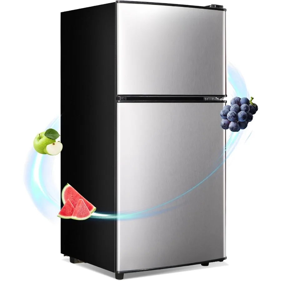 Компактный 3,2 Cu. футов. Мини-холодильник с морозильной камерой для использования в квартире, общежитии, кухне и офисе с 7-уровневым регулируемым термостатом
Компактный 3,2 Cu. футов. Мини-холодильник с морозильной камерой для использования в квартире, общежитии, кухне и офисе с 7-уровневым регулируемым термостатом