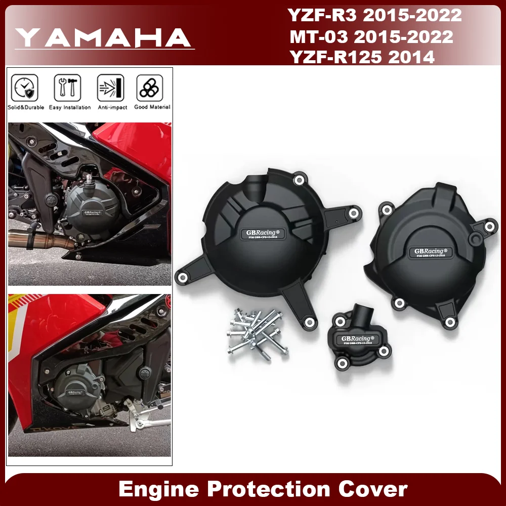 GB Racing YZF-R3 YZF-R25 MT-03 2014-2022 Motorcycle Engine Protect Cover For YAMAHA Body & Frames Clutch Pulse Protection Cover
GB Racing YZF-R3 YZF-R25 MT-03 2014-2022 Motorcycle Engine Protect Cover For YAMAHA Body & Frames Clutch Pulse Protection Cover