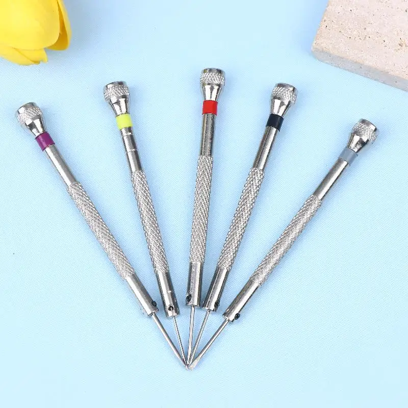 5Pcs/pack 0.8-1.6mm Screwdriver For Watch Repairing Portable Watch Tools Band Removal With Mini Link Pins Watchmaker Tools
5Pcs/pack 0.8-1.6mm Screwdriver For Watch Repairing Portable Watch Tools Band Removal With Mini Link Pins Watchmaker Tools