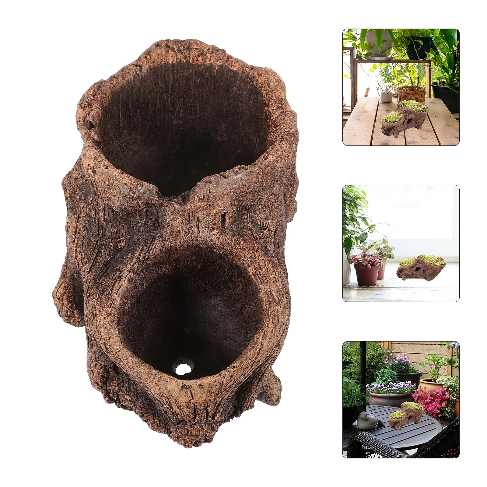 Imitation Wood Flowerpot Cement Plant Pots Indoor Multi-use Planter Gift Wrap Storage Stump Tree Planting
Imitation Wood Flowerpot Cement Plant Pots Indoor Multi-use Planter Gift Wrap Storage Stump Tree Planting