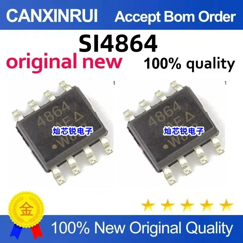 (5-100 pieces)New stock SI4864 4864 SOP-8
(5-100 pieces)New stock SI4864 4864 SOP-8