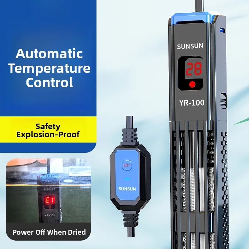 SunSun Quartz Fi Tank Heater Auatic Constant Temperature Digital Display Prevent Explosion Aquarium Heater
SunSun Quartz Fi Tank Heater Auatic Constant Temperature Digital Display Prevent Explosion Aquarium Heater