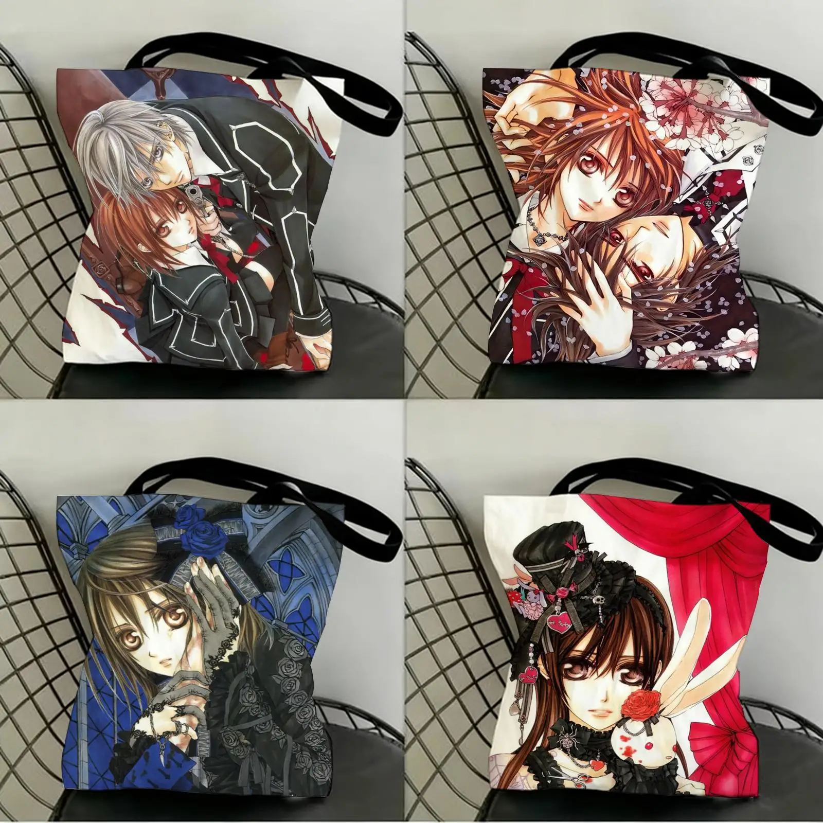 V-Vampire Knight Storage Bags Canvas Double-Sided Print Shopping Bag Large Capacity Aesthetic Reusable Tote Bag
V-Vampire Knight Storage Bags Canvas Double-Sided Print Shopping Bag Large Capacity Aesthetic Reusable Tote Bag