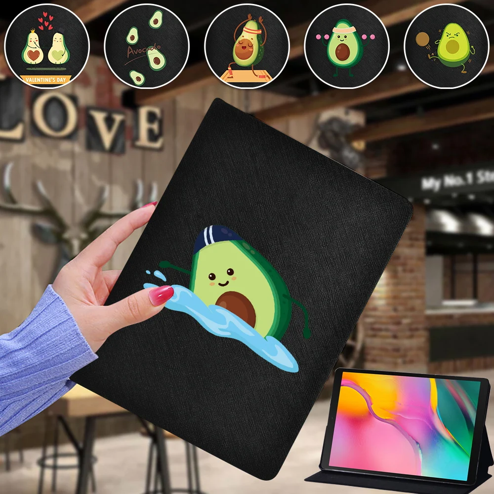 Tablet Case for Samsung Galaxy Tab S7 11/Tab S6 Lite 10.4/S6 10.5/S5e 10.5/S4 10.5 Inch Avocado Print Flip Leather Stand Cover
Tablet Case for Samsung Galaxy Tab S7 11/Tab S6 Lite 10.4/S6 10.5/S5e 10.5/S4 10.5 Inch Avocado Print Flip Leather Stand Cover