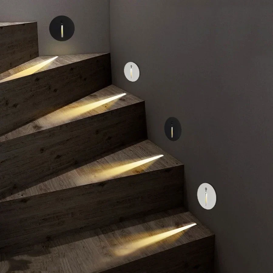 3W Smart Recessed Wall Light Stair Light AC85-265V Indoor PIR Human Body Motion Sensor Staircase Light Wall Night Light
3W Smart Recessed Wall Light Stair Light AC85-265V Indoor PIR Human Body Motion Sensor Staircase Light Wall Night Light
