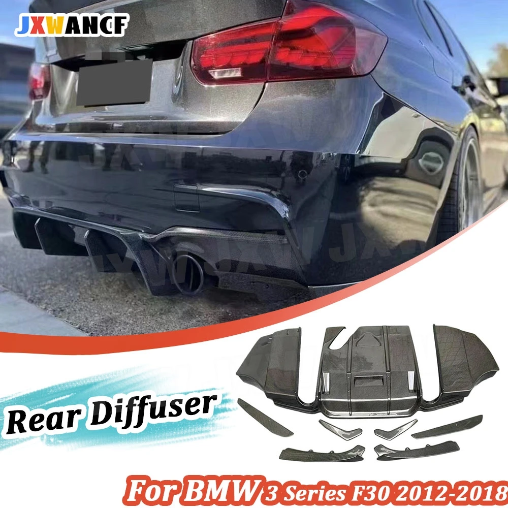 JXWANCF Carbon Fiber Rear Bumper Diffuser for BMW 3 Series F30 M Tech Sport 2012-2018 Rear Splitters Spoiler FRP G Style Car
JXWANCF Carbon Fiber Rear Bumper Diffuser for BMW 3 Series F30 M Tech Sport 2012-2018 Rear Splitters Spoiler FRP G Style Car