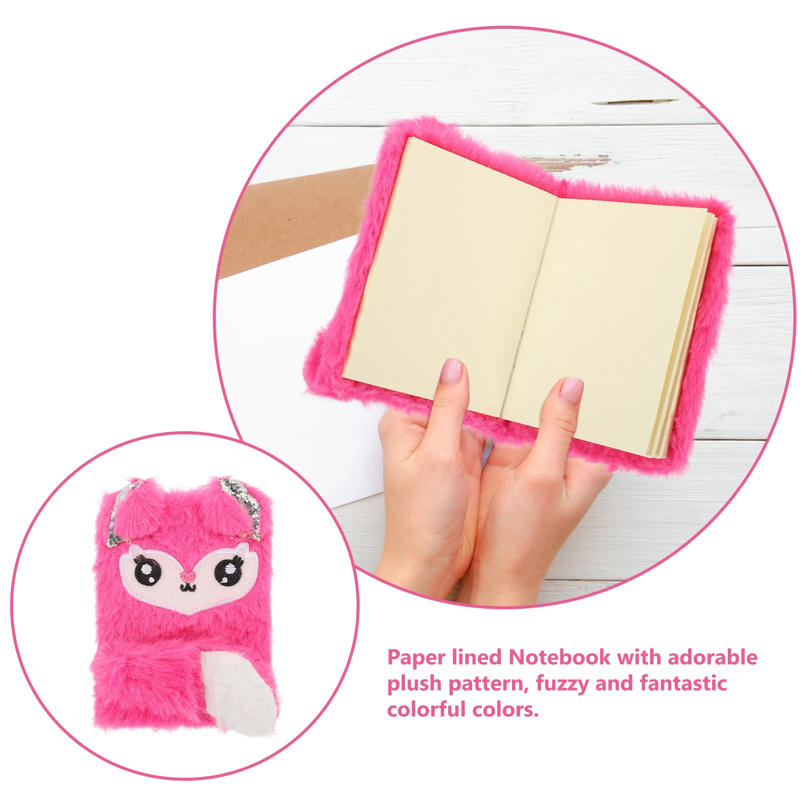 Plush Cover Journal Book Mini Notebook Stuffed Animals for Girls Adorable Travel Notepad
Plush Cover Journal Book Mini Notebook Stuffed Animals for Girls Adorable Travel Notepad