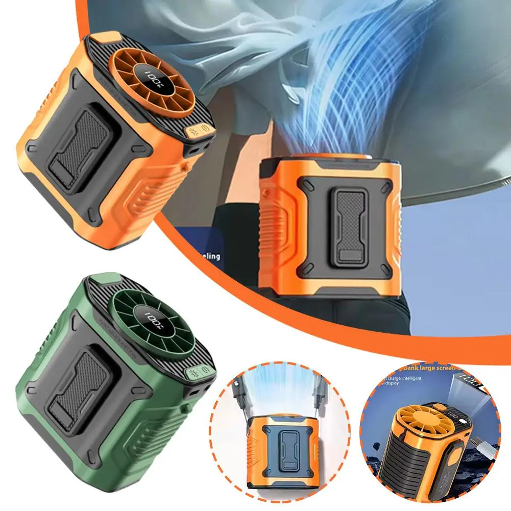 Multifunctional Portable Waist Clip Fan Adjustment Rechargeable Wearable Belt Fan For Hiking Fishing Camping Strong Cooling O2u3
Multifunctional Portable Waist Clip Fan Adjustment Rechargeable Wearable Belt Fan For Hiking Fishing Camping Strong Cooling O2u3