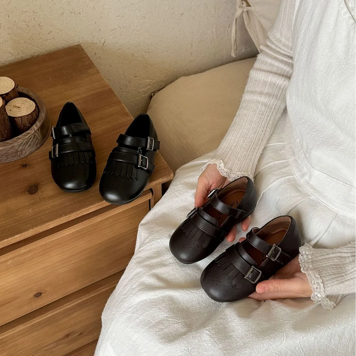 Kids'Casual Shoes Fashion Solid Color PU Leather Spring Shoes For Children Breathable Anti-slip Brown Black Shoes Size 23-33
Kids'Casual Shoes Fashion Solid Color PU Leather Spring Shoes For Children Breathable Anti-slip Brown Black Shoes Size 23-33