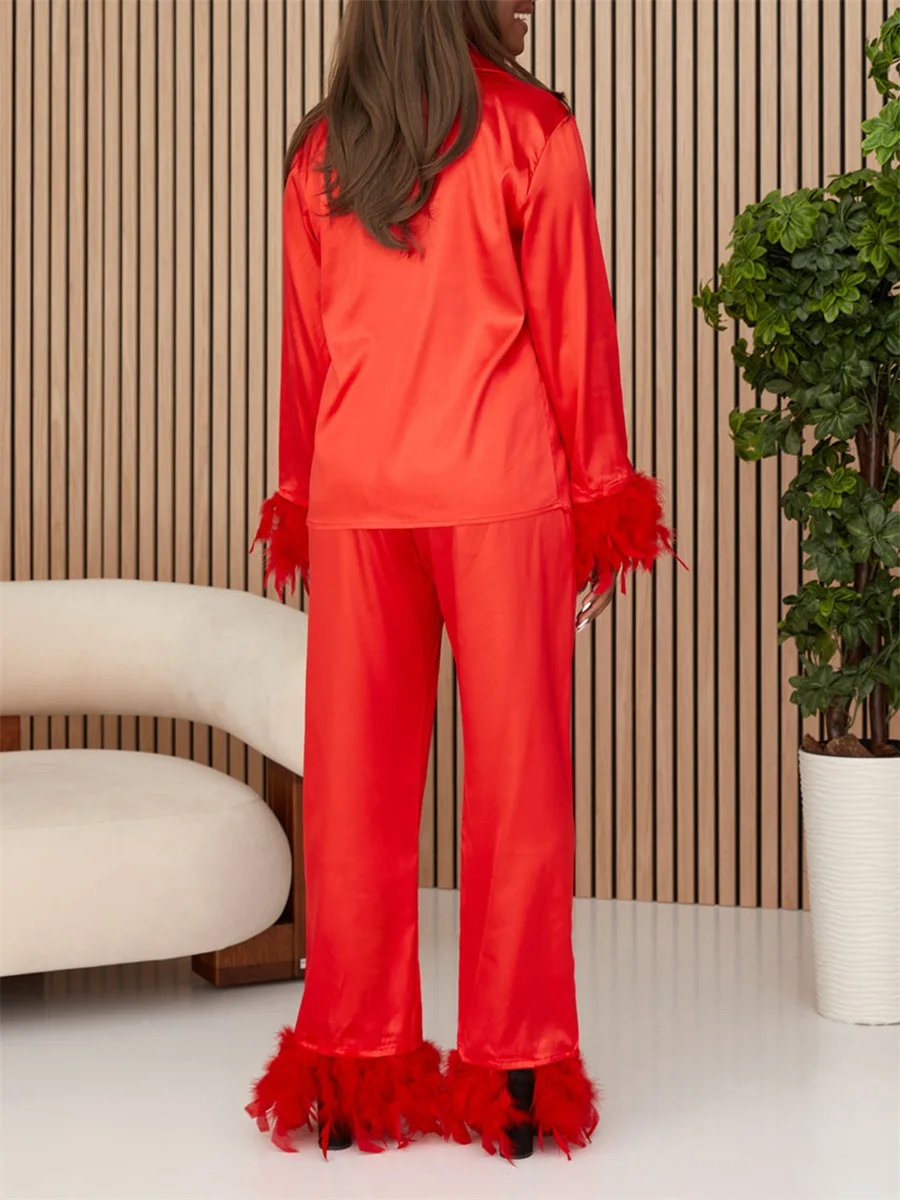 Women s 2 Piece Holiday Pajama Set with Plaid Long Sleeve Button Up Shirt and Cozy Pants Lounge Set for Christmas
Women s 2 Piece Holiday Pajama Set with Plaid Long Sleeve Button Up Shirt and Cozy Pants Lounge Set for Christmas